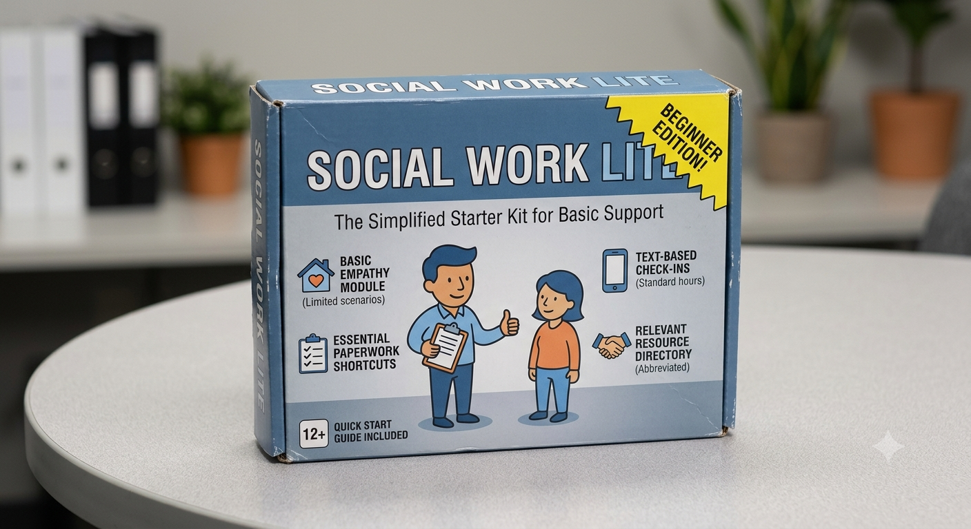 So, like, Social Work 'Lite', right?